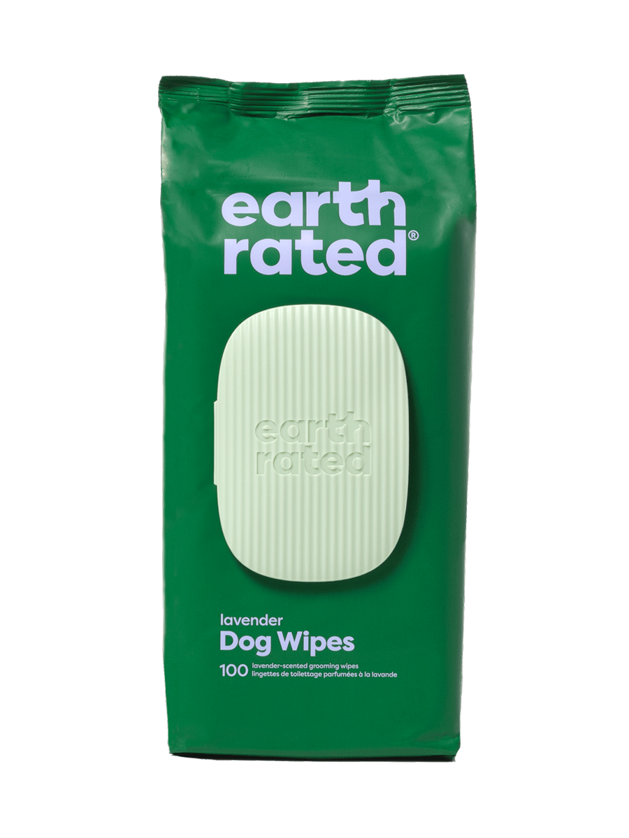 Dog Grooming Wipes - Hypoallergenic Wipes for Paws, Body & Bum | Gentle Daily Cleaning - 100 Wipes (1 Pack) / Lavender